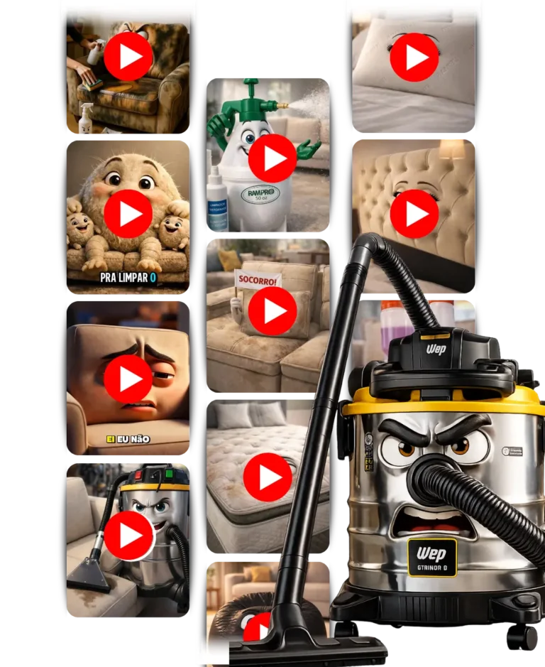 Kit de mídias para Higienização de Sofás